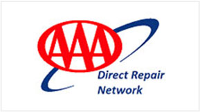 A logo of the direct repair network